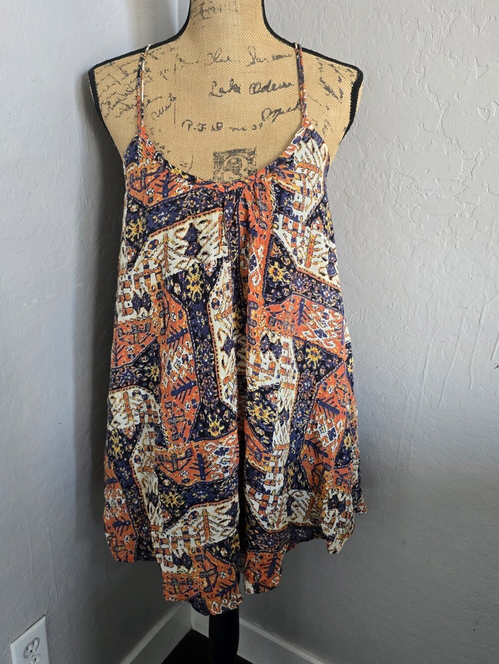 RVCA Boho mini dress sz S